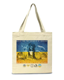 Accessories | Rally For Ukraine | Tote Bag - Arm The Animals Clothing Co.