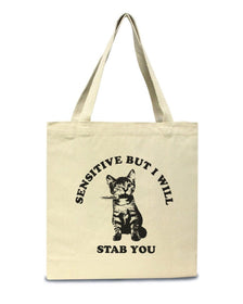 Accessories | Sensitive | Tote Bag - Arm The Animals Clothing Co.