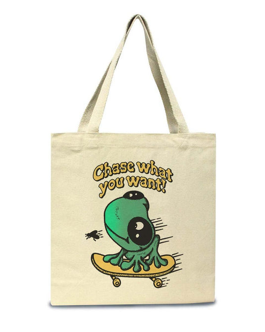 Accessories | Skate Frog | Tote Bag - Arm The Animals Clothing Co.