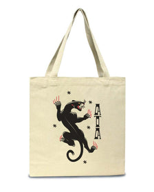 Accessories | Tattoo Black Panther | Tote Bag - Arm The Animals Clothing Co.