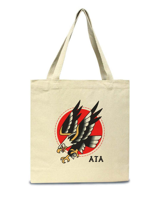 Accessories | Tattoo Eagle | Tote Bag - Arm The Animals Clothing Co.