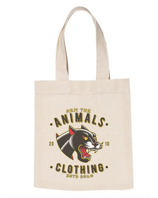Accessories | Varsity Panther | Tote Bag - Arm The Animals Clothing Co.