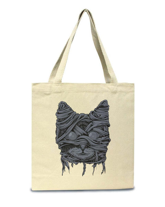 Accessories | Zombie Mummy Cat | Tote Bag - Arm The Animals Clothing Co.