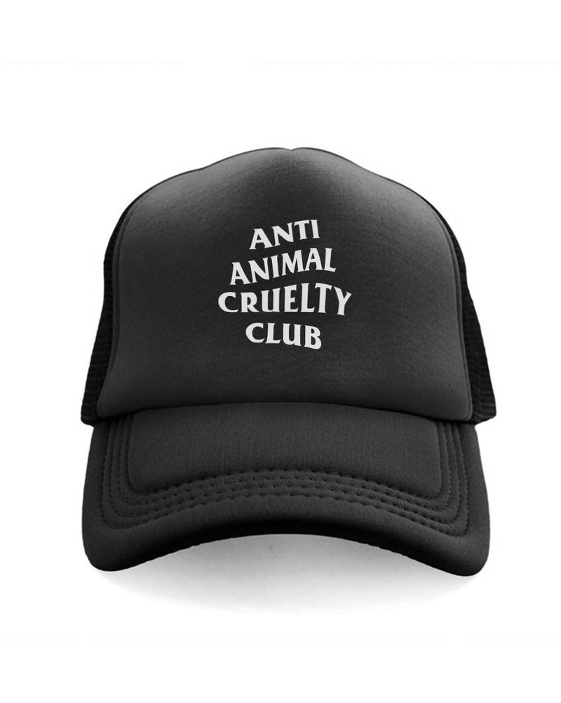 Load image into Gallery viewer, Accessory | Anti Animal Cruelty Club | Trucker Hat - Arm The Animals Clothing Co.
