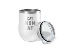 Accessory | Cat Mom | Laser Etched Wine Tumbler - Arm The Animals Clothing Co.