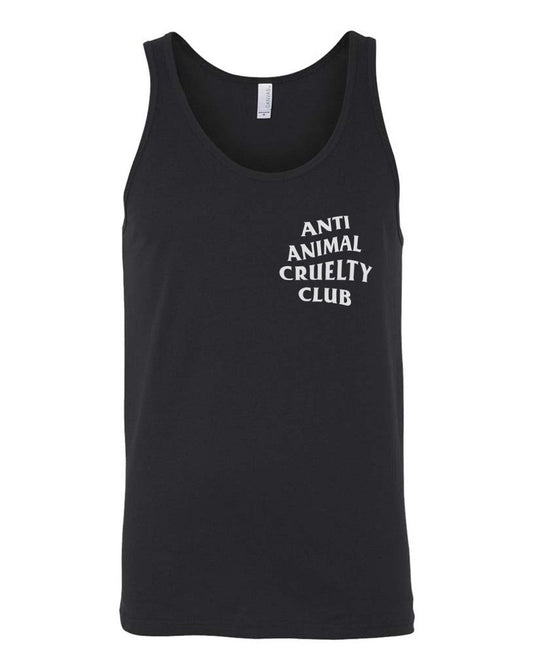 Men's | Anti Animal Cruelty Club | Tank Top - Arm The Animals Clothing Co.