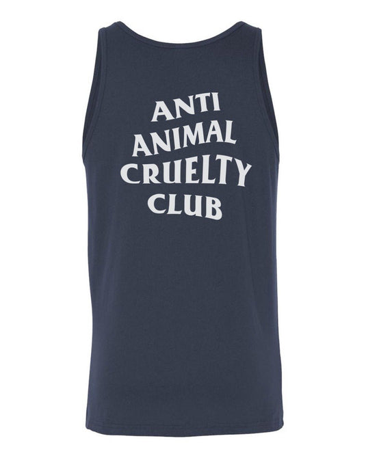 Men's | Anti Animal Cruelty Club | Tank Top - Arm The Animals Clothing Co.