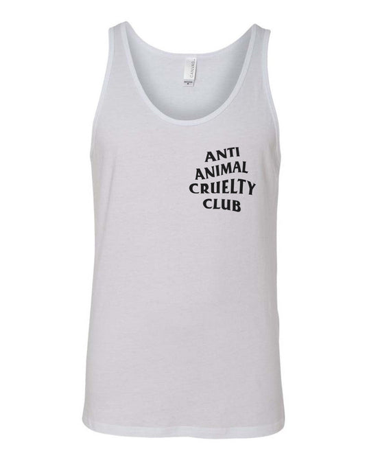 Men's | Anti Animal Cruelty Club | Tank Top - Arm The Animals Clothing Co.