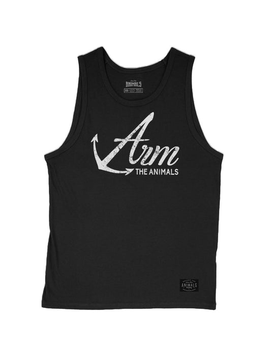 Men's | Armed Anchor | Tank Top - Arm The Animals Clothing Co.