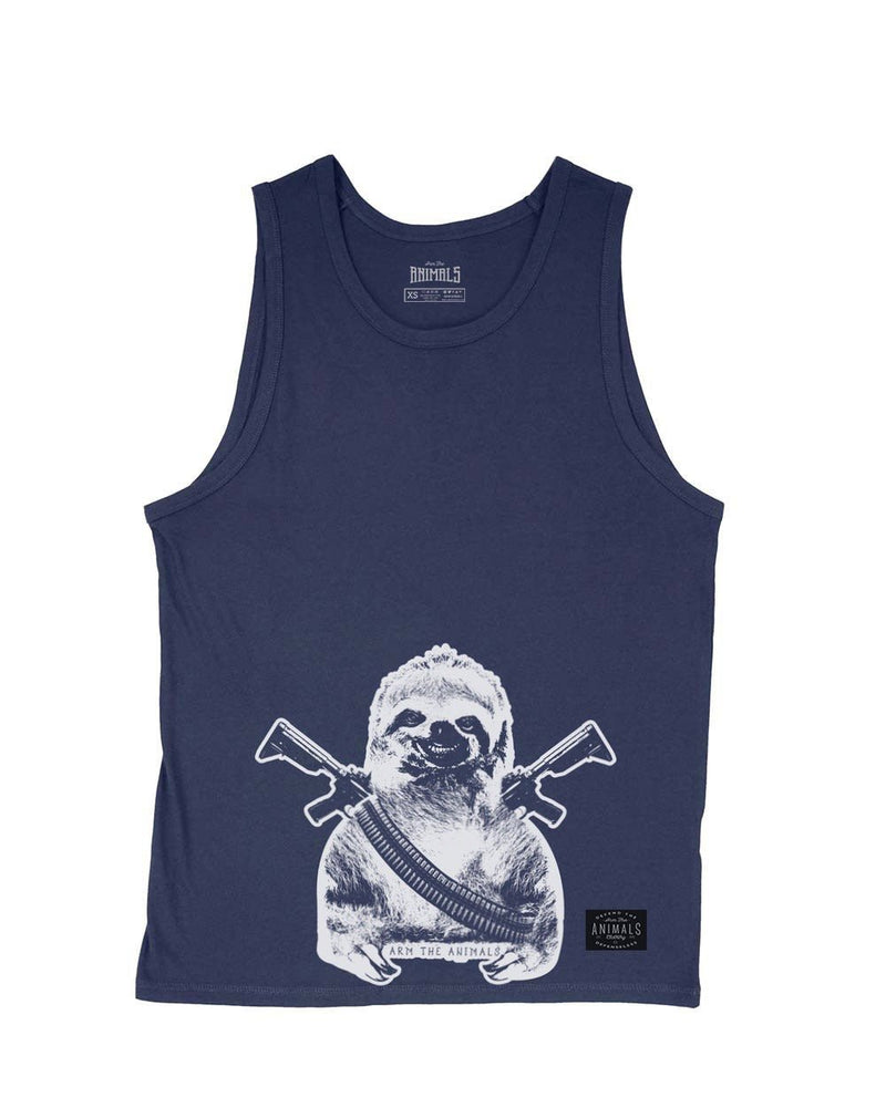 Load image into Gallery viewer, Men&#39;s | Artillery Sloth | Tank Top - Arm The Animals Clothing Co.
