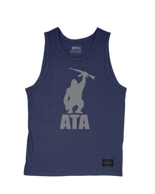 Men's | ATA Gorilla Logo | Tank Top - Arm The Animals Clothing Co.