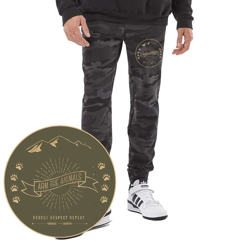 Load image into Gallery viewer, Men&#39;s | ATA Wilderness Logo | Sweatpants - Arm The Animals Clothing Co.
