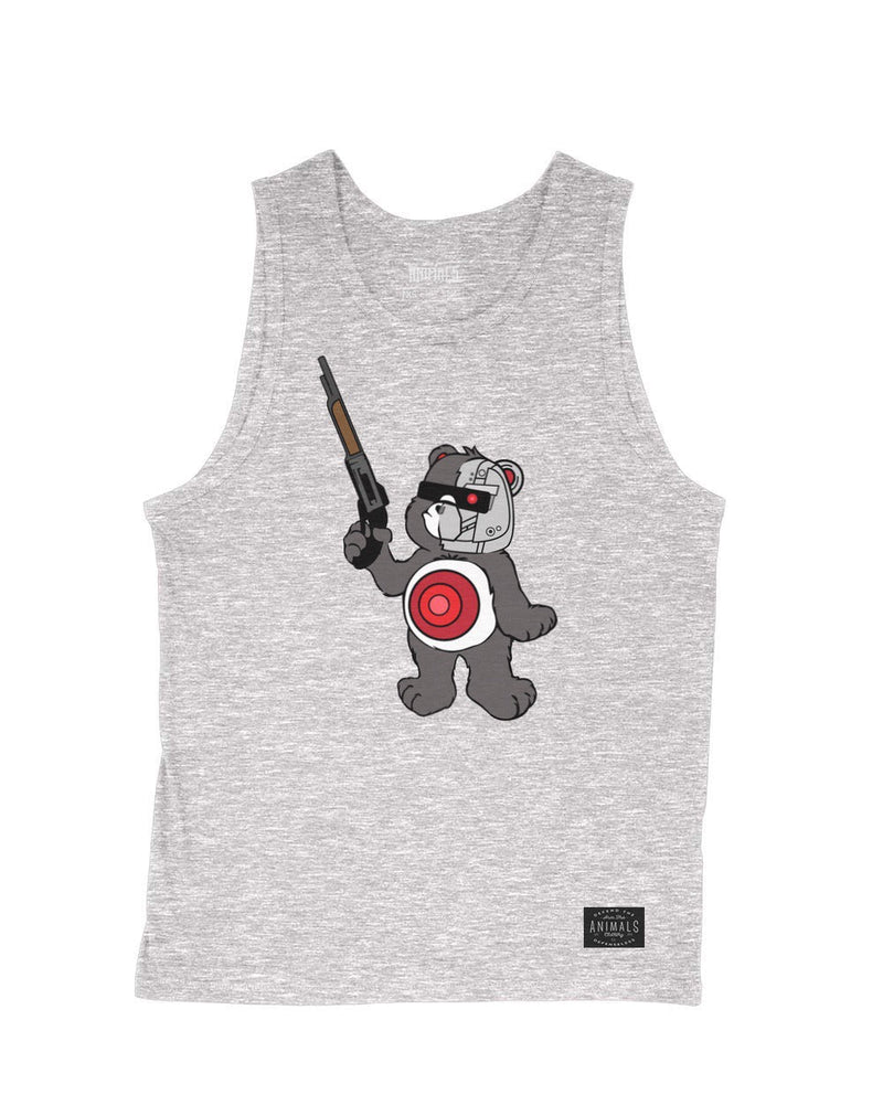 Load image into Gallery viewer, Men&#39;s | B-800 Judgement Bear | Tank Top - Arm The Animals Clothing Co.
