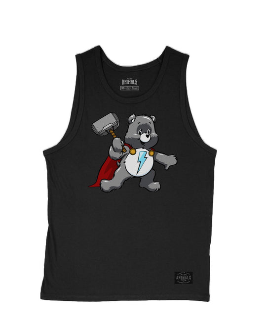 Men's | Bear Of Thunder | Tank Top - Arm The Animals Clothing Co.