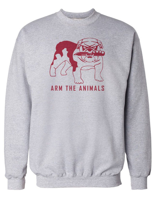 Men's | Bulldog Blade | Crewneck Sweatshirt - Arm The Animals Clothing Co.