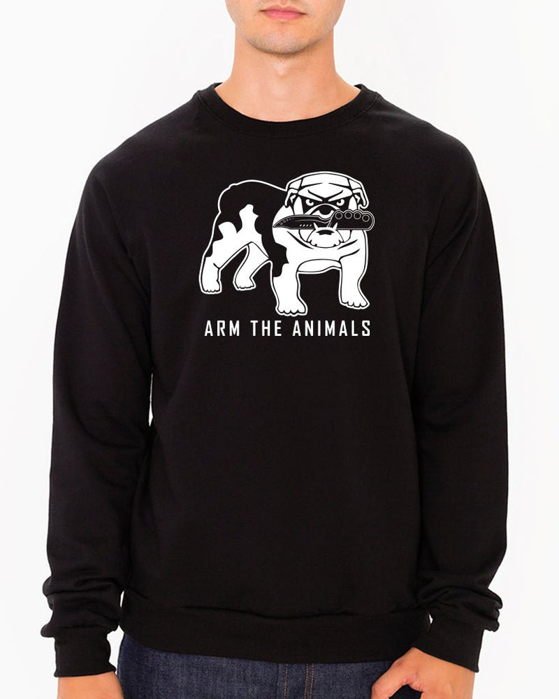 Load image into Gallery viewer, Men&#39;s | Bulldog Blade | Crewneck Sweatshirt - Arm The Animals Clothing Co.
