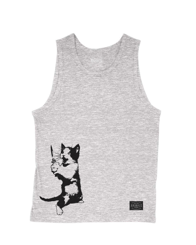 Load image into Gallery viewer, Men&#39;s | Cat The Ripper | Tank Top - Arm The Animals Clothing LLC

