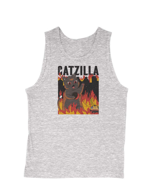 Men's | Catzilla | Tank Top - Arm The Animals Clothing Co.