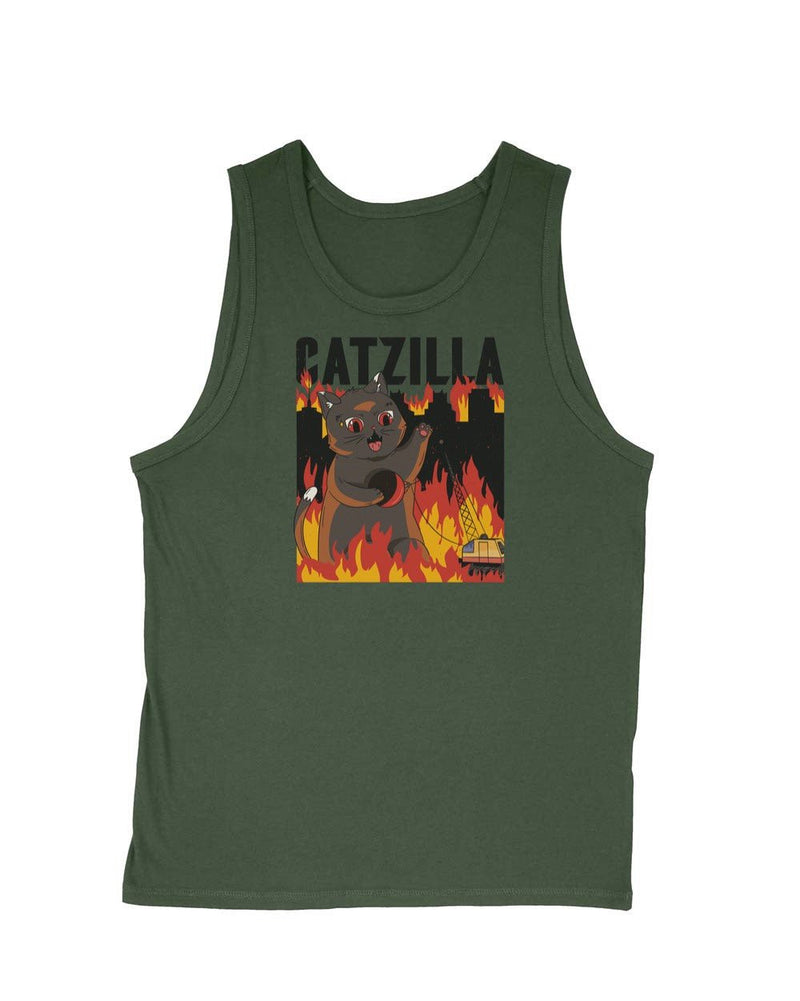 Load image into Gallery viewer, Men&#39;s | Catzilla | Tank Top - Arm The Animals Clothing Co.
