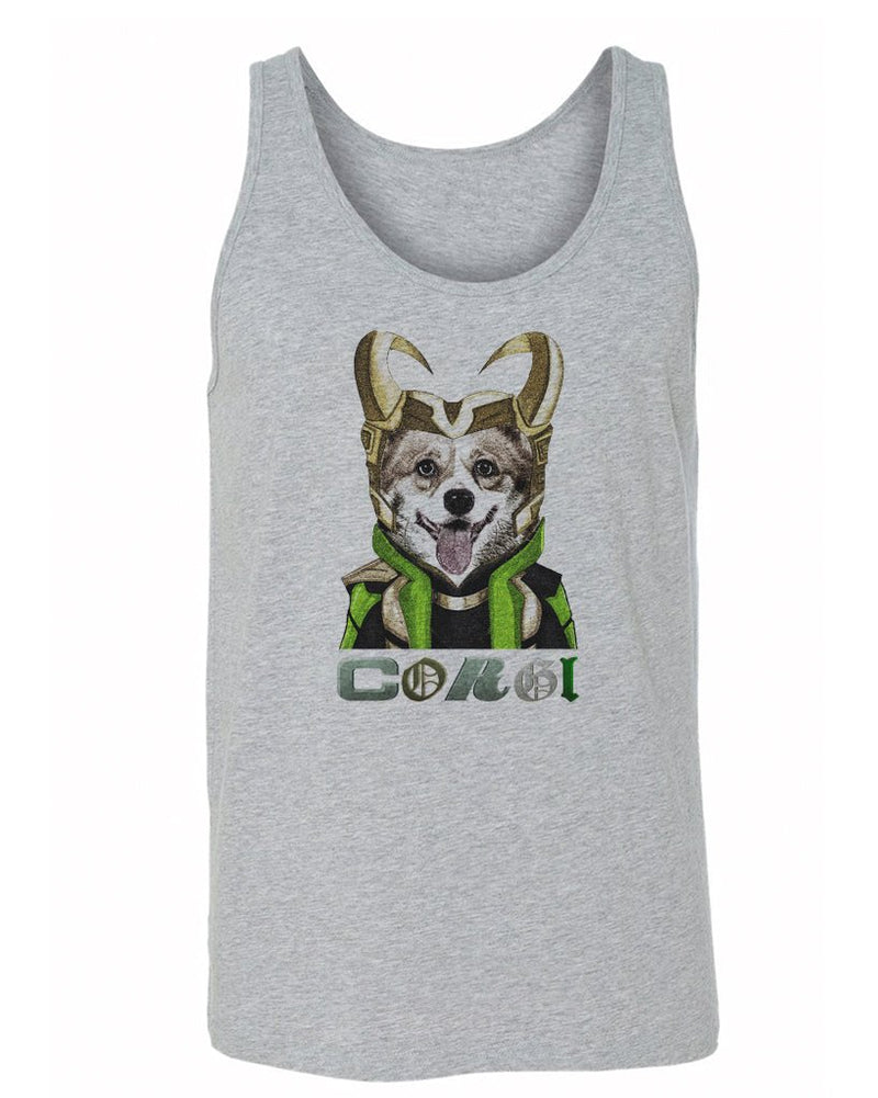 Load image into Gallery viewer, Men&#39;s | Corgi Variant | Tank Top - Arm The Animals Clothing Co.
