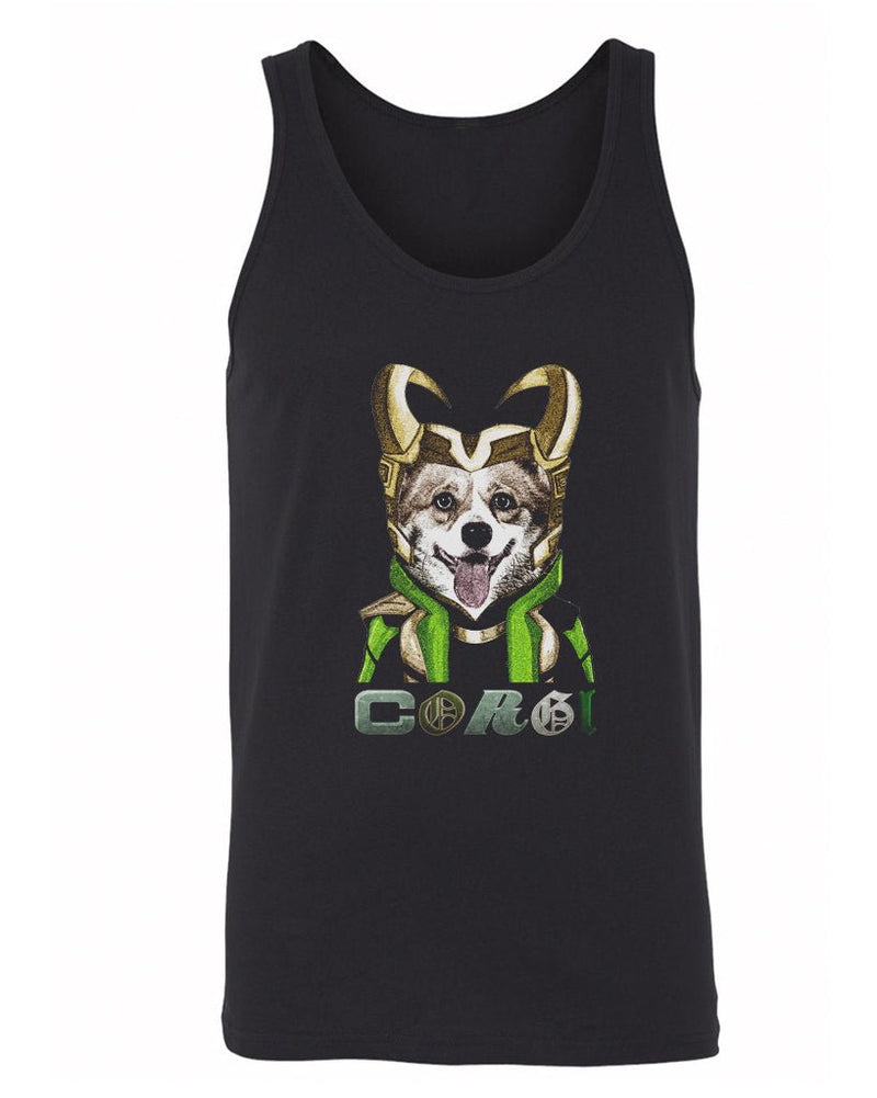 Load image into Gallery viewer, Men&#39;s | Corgi Variant | Tank Top - Arm The Animals Clothing Co.
