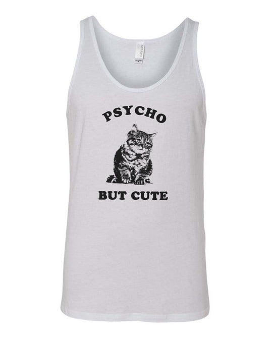 Men's | Cute But Psycho | Tank Top - Arm The Animals Clothing Co.