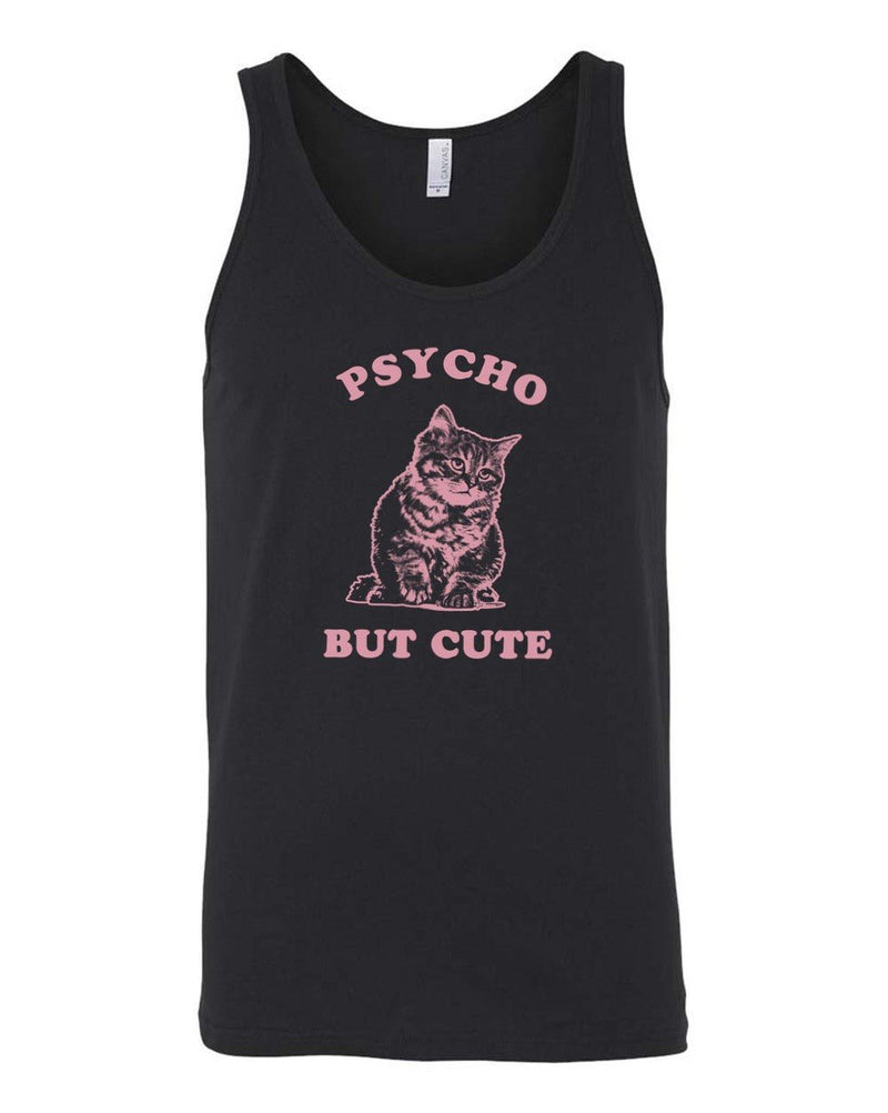 Load image into Gallery viewer, Men&#39;s | Cute But Psycho | Tank Top - Arm The Animals Clothing Co.
