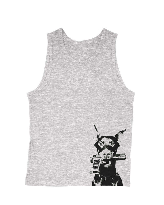 Men's | Doberman Pistol | Tank Top - Arm The Animals Clothing Co.