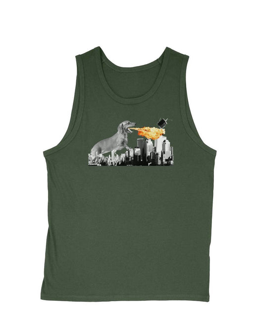 Men's | Dogzilla | Tank Top - Arm The Animals Clothing Co.