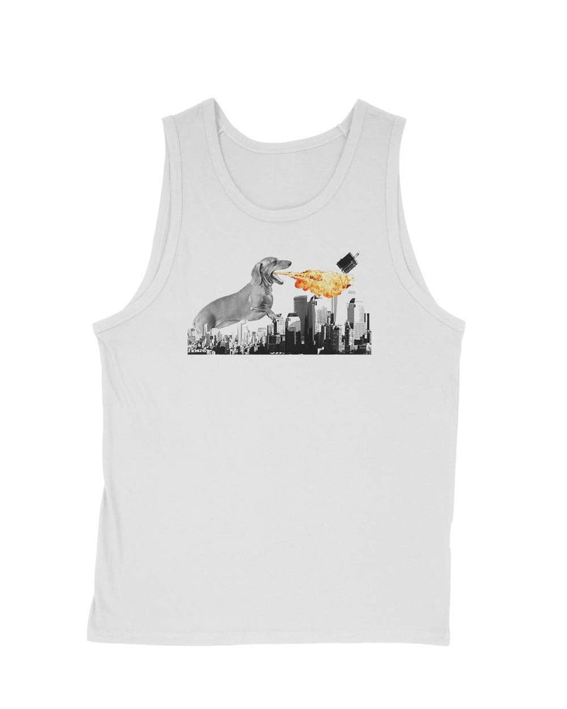 Load image into Gallery viewer, Men&#39;s | Dogzilla | Tank Top - Arm The Animals Clothing Co.
