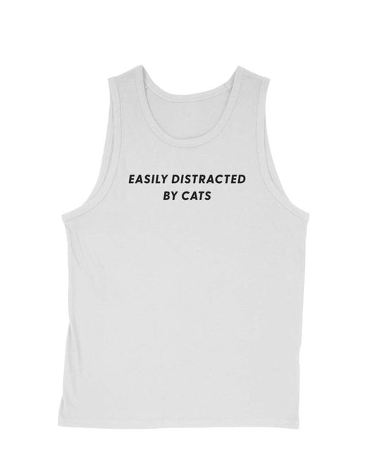 Men's | Easily Distracted Cat | Tank Top - Arm The Animals Clothing Co.