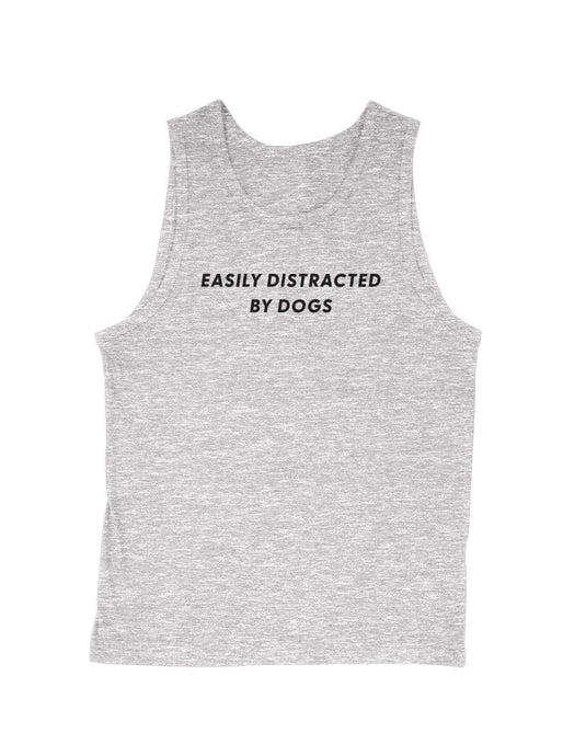 Men's | Easily Distracted Dog | Tank Top - Arm The Animals Clothing Co.