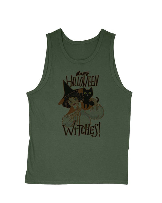 Men's | Happy Halloween WITCHES | Tank Top - Arm The Animals Clothing Co.