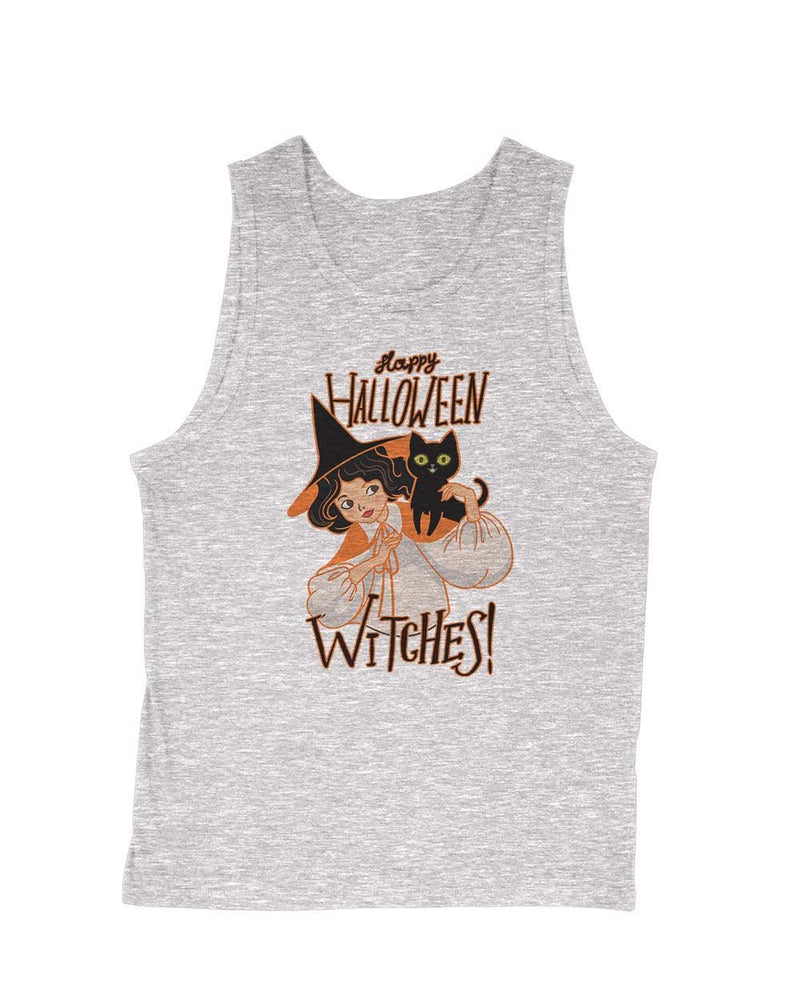 Load image into Gallery viewer, Men&#39;s | Happy Halloween WITCHES | Tank Top - Arm The Animals Clothing Co.
