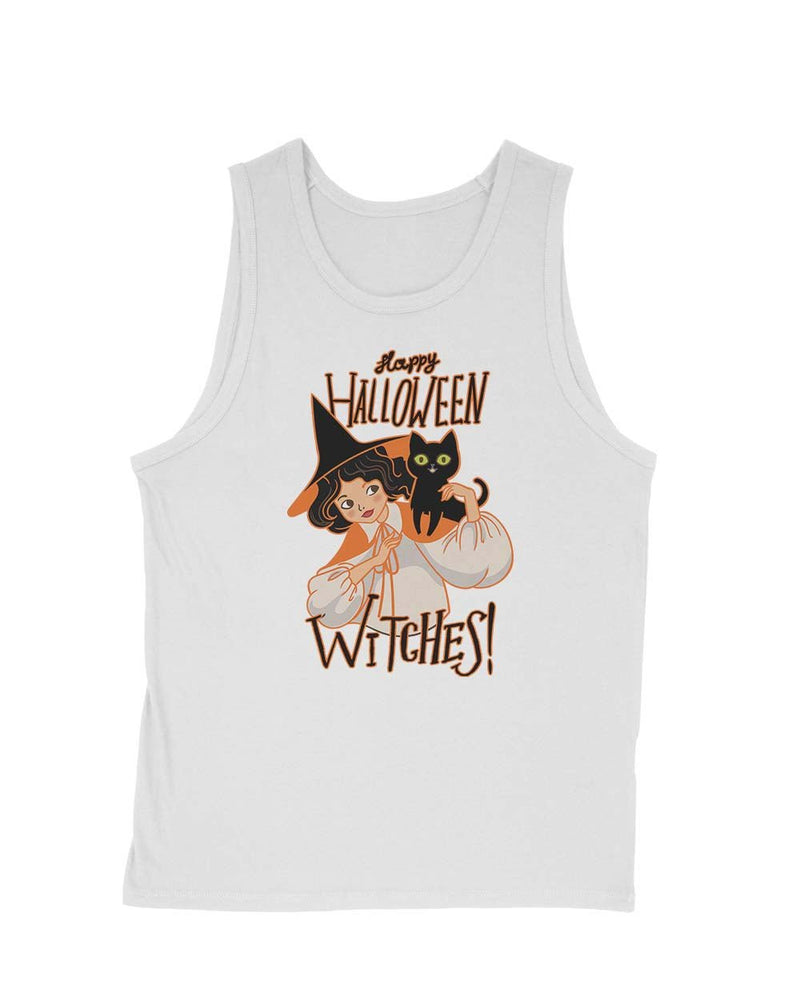 Load image into Gallery viewer, Men&#39;s | Happy Halloween WITCHES | Tank Top - Arm The Animals Clothing Co.
