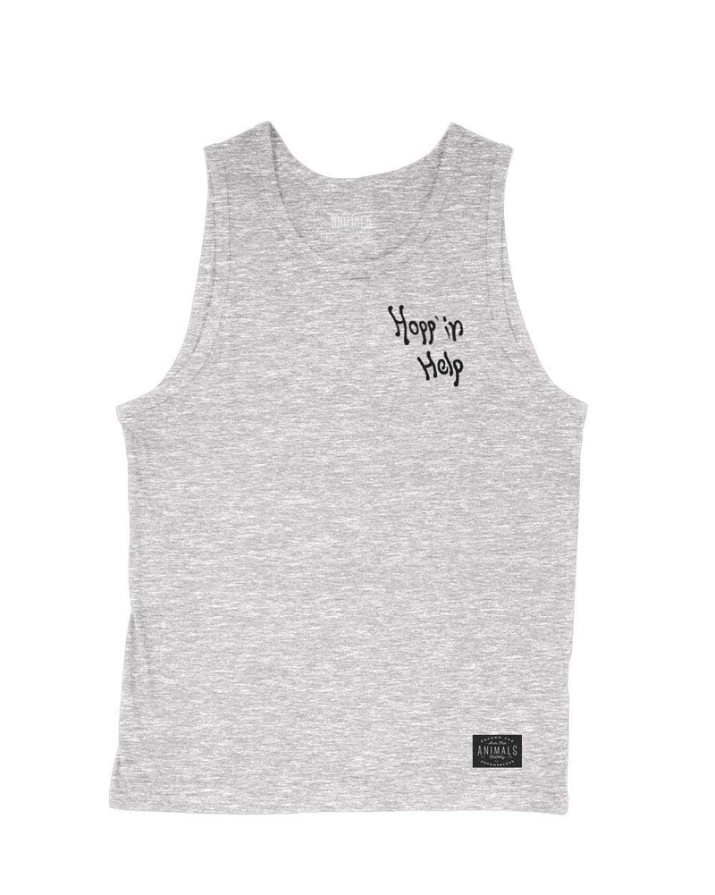 Load image into Gallery viewer, Men&#39;s | Hopp&#39;in Help Mission | Tank Top - Arm The Animals Clothing LLC
