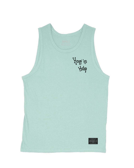 Men's | Hopp'in Help Mission | Tank Top - Arm The Animals Clothing LLC