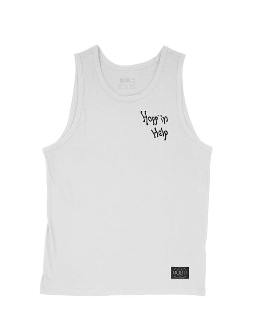 Men's | Hopp'in Help Mission | Tank Top - Arm The Animals Clothing LLC