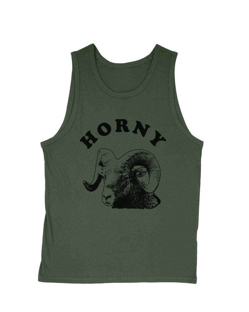 Load image into Gallery viewer, Men&#39;s | Horny Ram | Tank Top - Arm The Animals Clothing Co.
