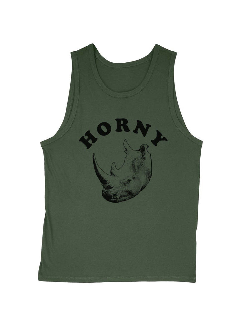 Load image into Gallery viewer, Men&#39;s | Horny Rhino | Tank Top - Arm The Animals Clothing Co.
