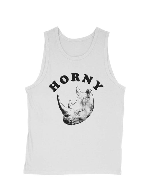 Men's | Horny Rhino | Tank Top - Arm The Animals Clothing Co.