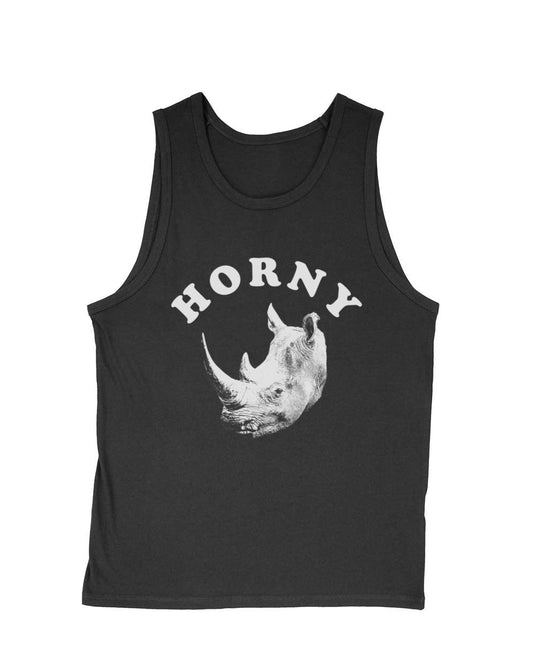 Men's | Horny Rhino | Tank Top - Arm The Animals Clothing Co.