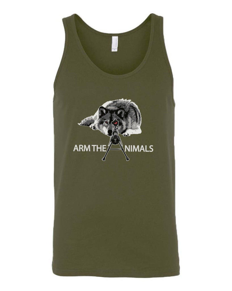 Load image into Gallery viewer, Men&#39;s | M-16 Wolf Arctic Warfare | Tank Top - Arm The Animals Clothing Co.
