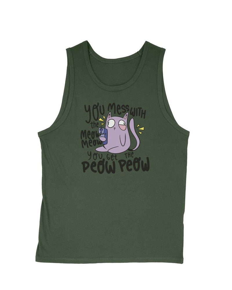 Load image into Gallery viewer, Men&#39;s | Peow Peow | Tank Top - Arm The Animals Clothing Co.
