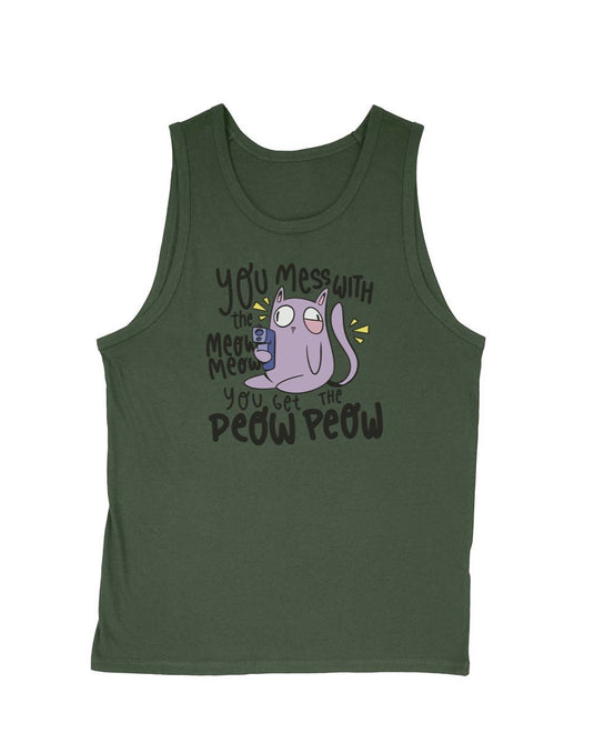 Men's | Peow Peow | Tank Top - Arm The Animals Clothing Co.