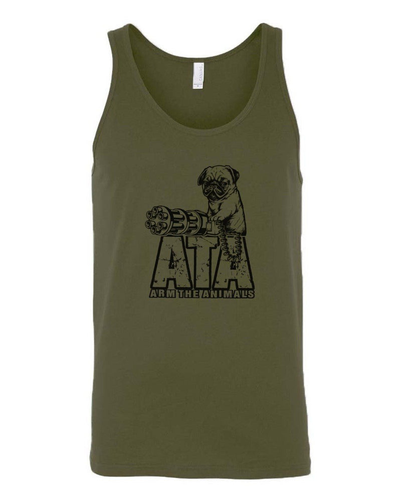 Load image into Gallery viewer, Men&#39;s | Predator Pug | Tank Top - Arm The Animals Clothing Co.
