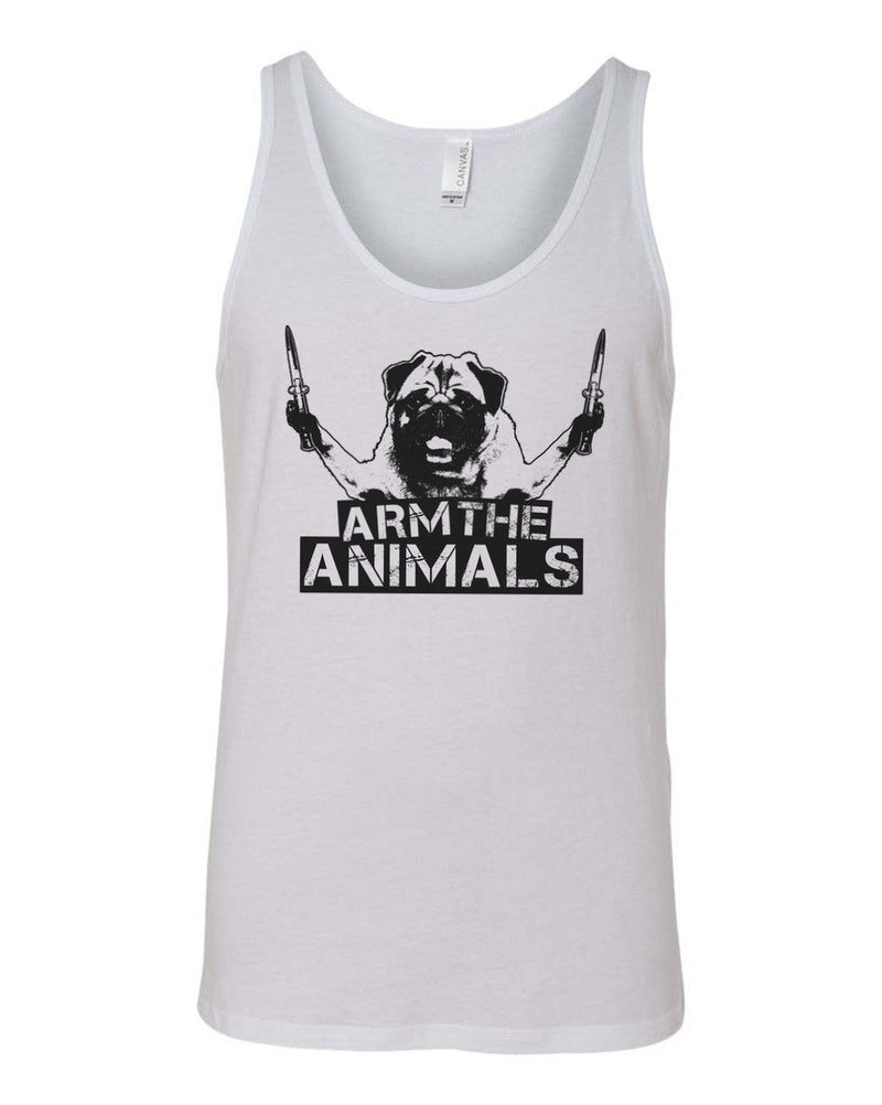 Load image into Gallery viewer, Men&#39;s | Pug Don&#39;t Play | Tank Top - Arm The Animals Clothing Co.
