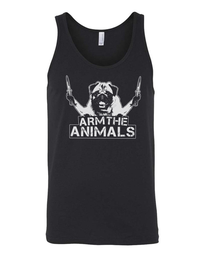 Load image into Gallery viewer, Men&#39;s | Pug Don&#39;t Play | Tank Top - Arm The Animals Clothing Co.
