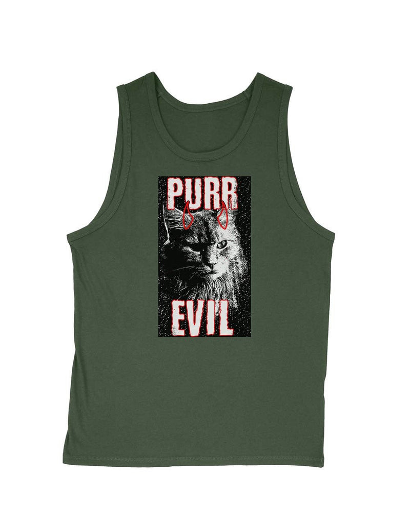 Load image into Gallery viewer, Men&#39;s | Purr Evil | Tank Top - Arm The Animals Clothing Co.
