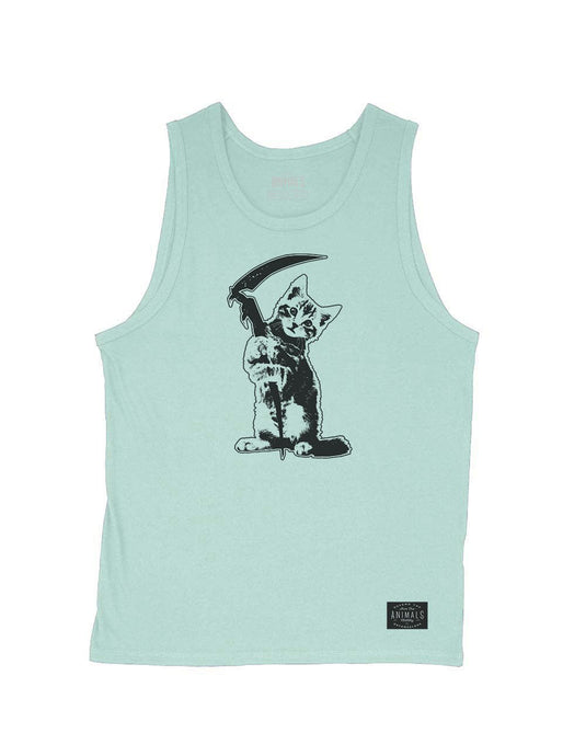 Men's | Reaper Kitty | Tank Top - Arm The Animals Clothing LLC